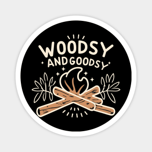 Woodsy and goodsy Magnet